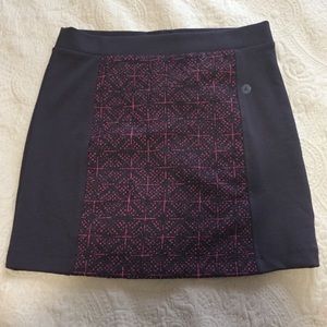 American Eagle Purple & Pink Mini Pencil Skirt